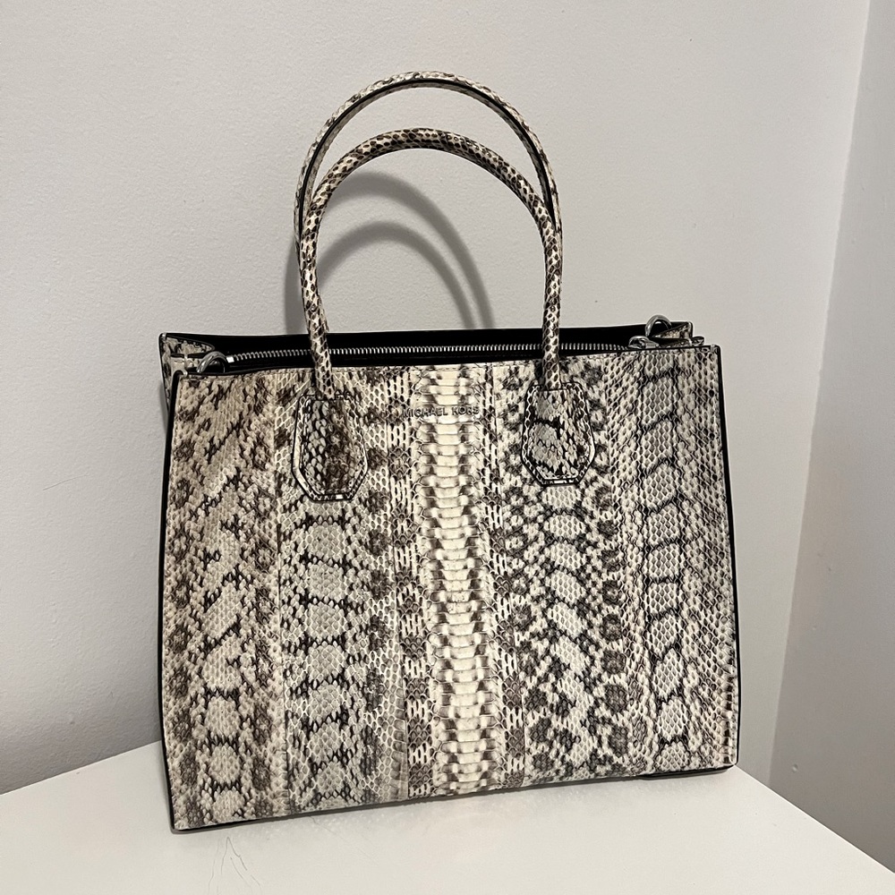 Michael Kors GENUINE SNAKESKIN Satchel/Tote